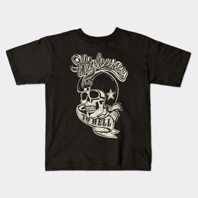 highway to hell Kids T-Shirt by MarkoShirt